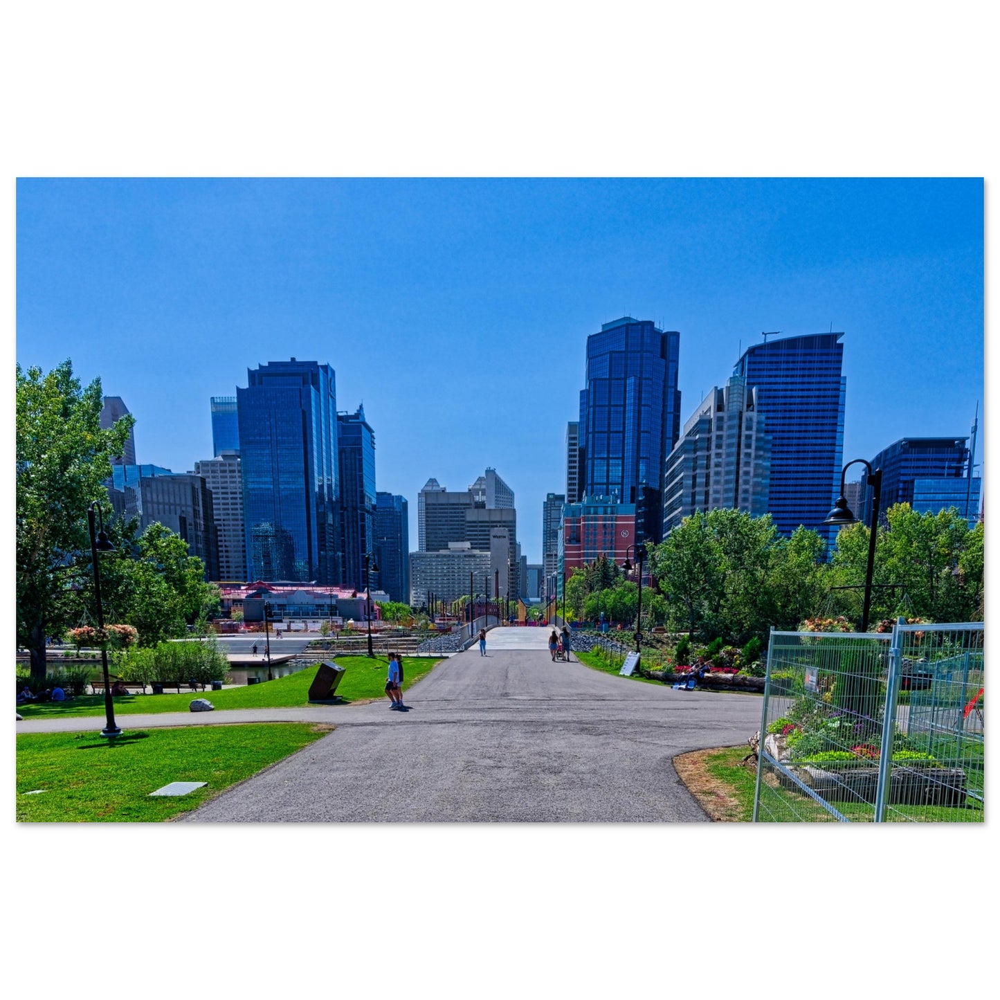 Foam Print - Downtown Calgary Prince's Island Park HDR