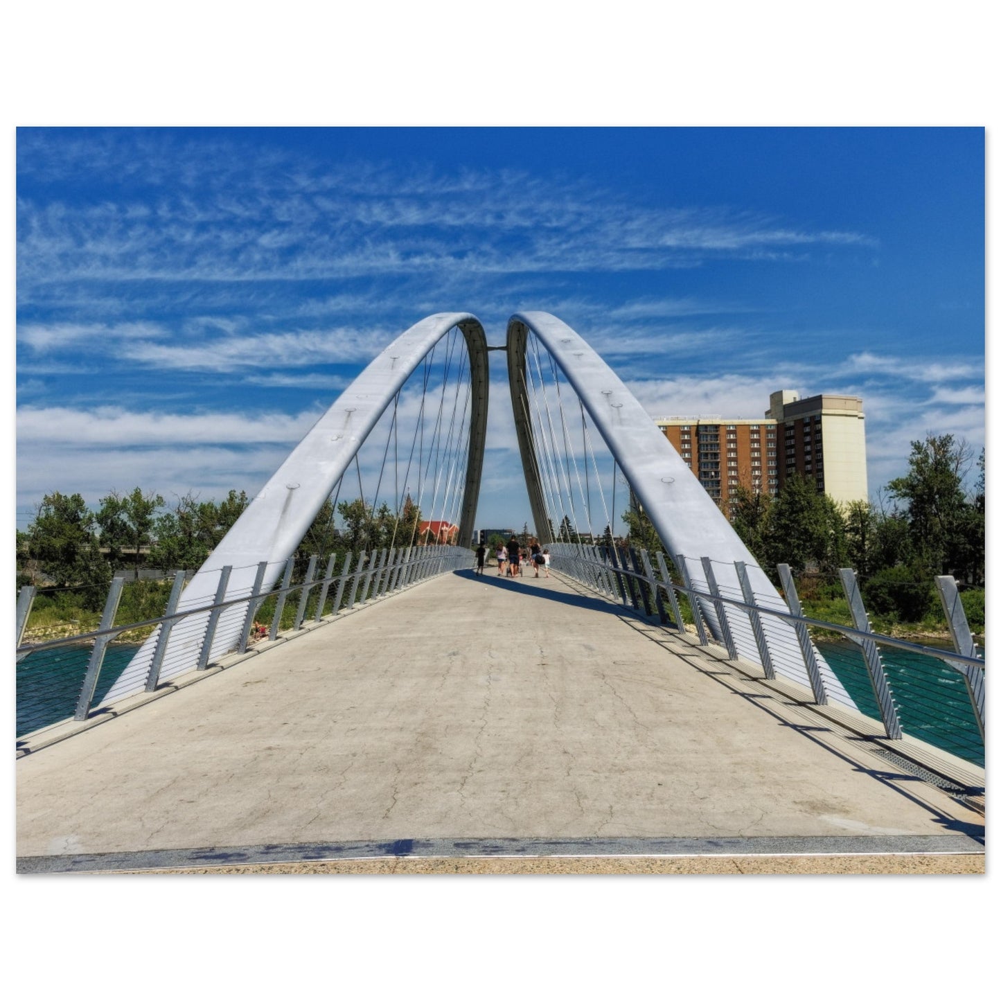 Premium Semi-Glossy Poster Print - George C. King  Bridge