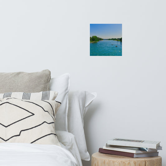 Matte Poster Print - Bow River George C. King Bridge