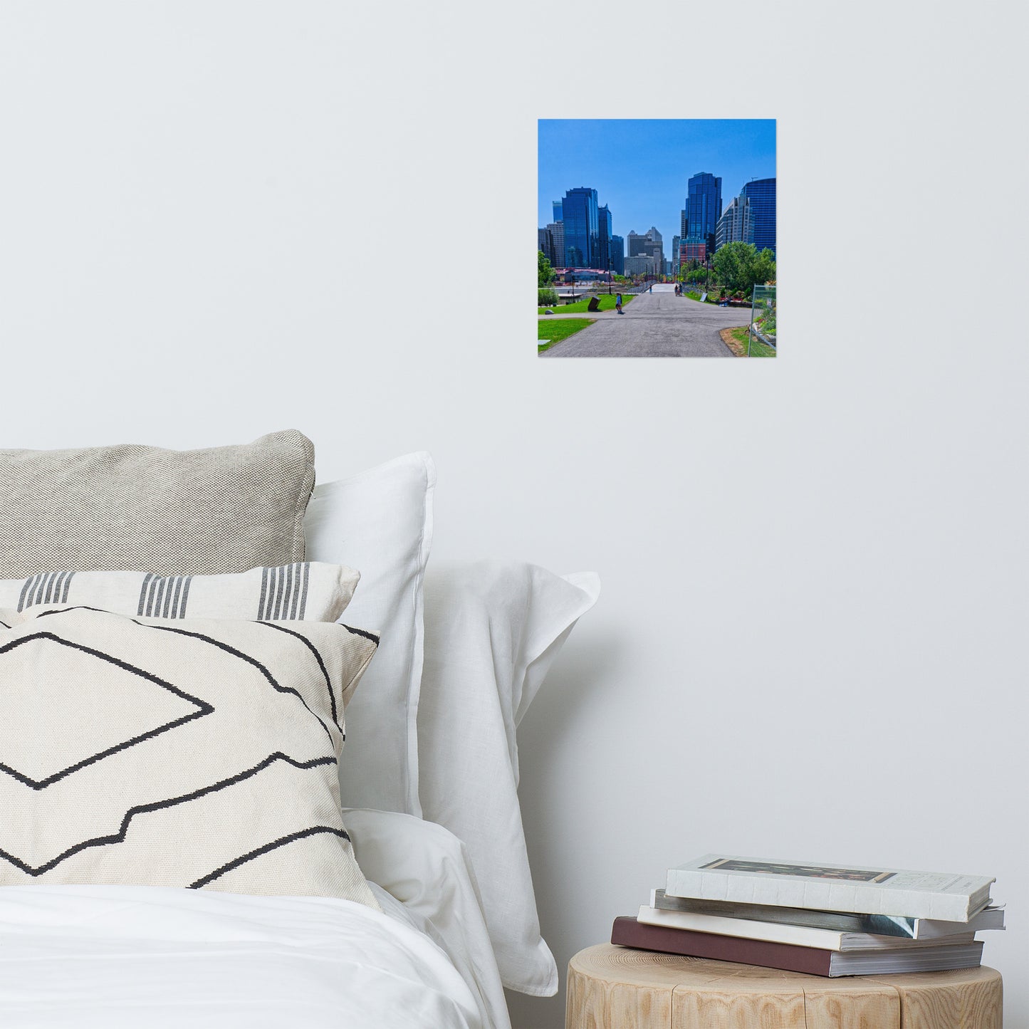 Matte Poster Print - Downtown Calgary Prince's Island Park HDR