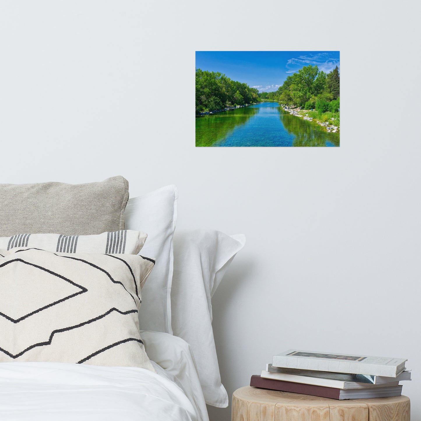 Matte Poster Print - Bow River South Prince's Island Park HDR