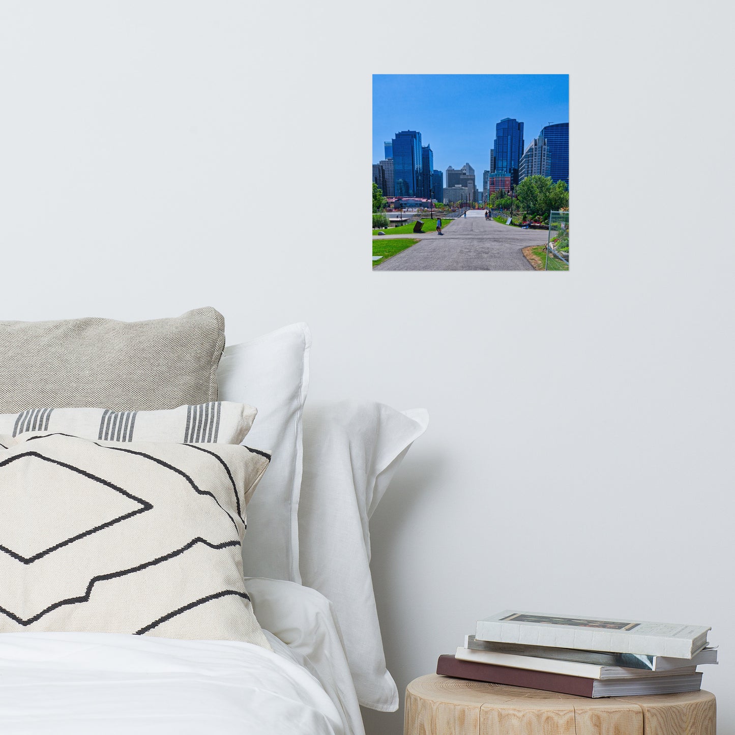 Matte Poster Print - Downtown Calgary Prince's Island Park HDR