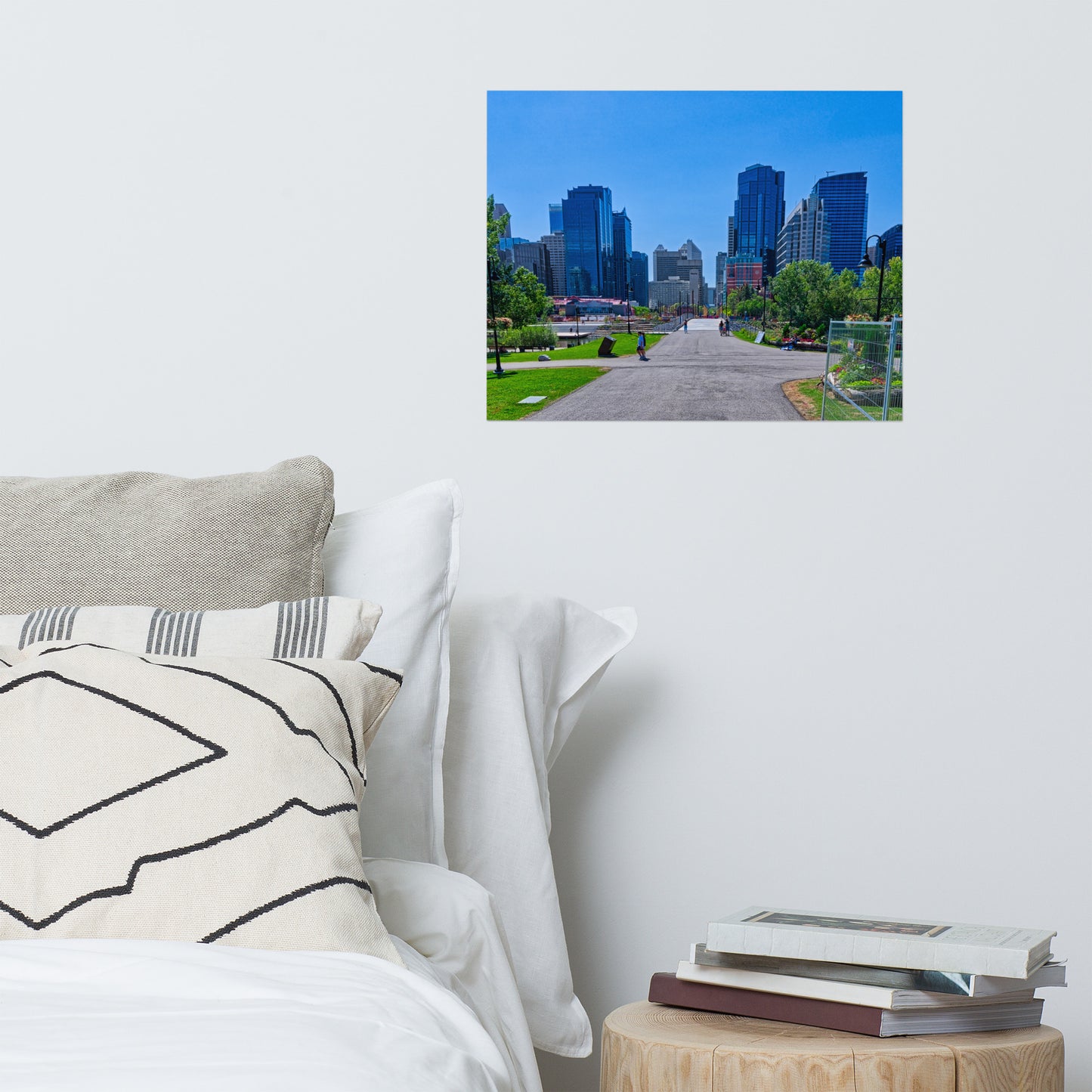 Matte Poster Print - Downtown Calgary Prince's Island Park HDR
