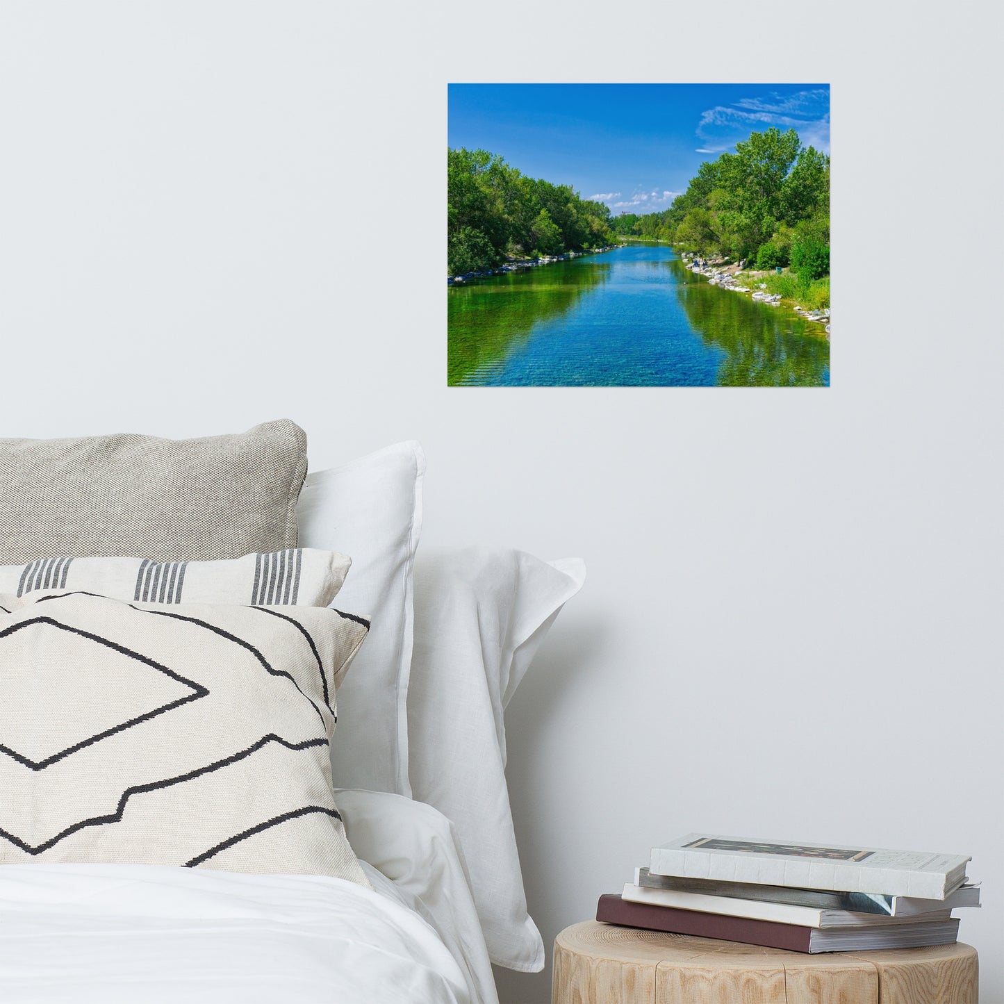 Matte Poster Print - Bow River South Prince's Island Park HDR