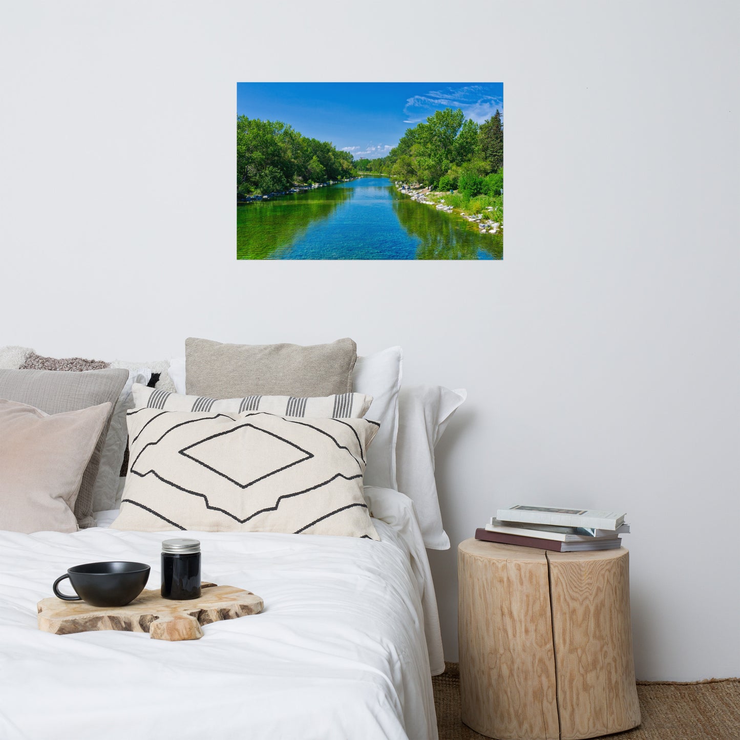Matte Poster Print - Bow River South Prince's Island Park HDR