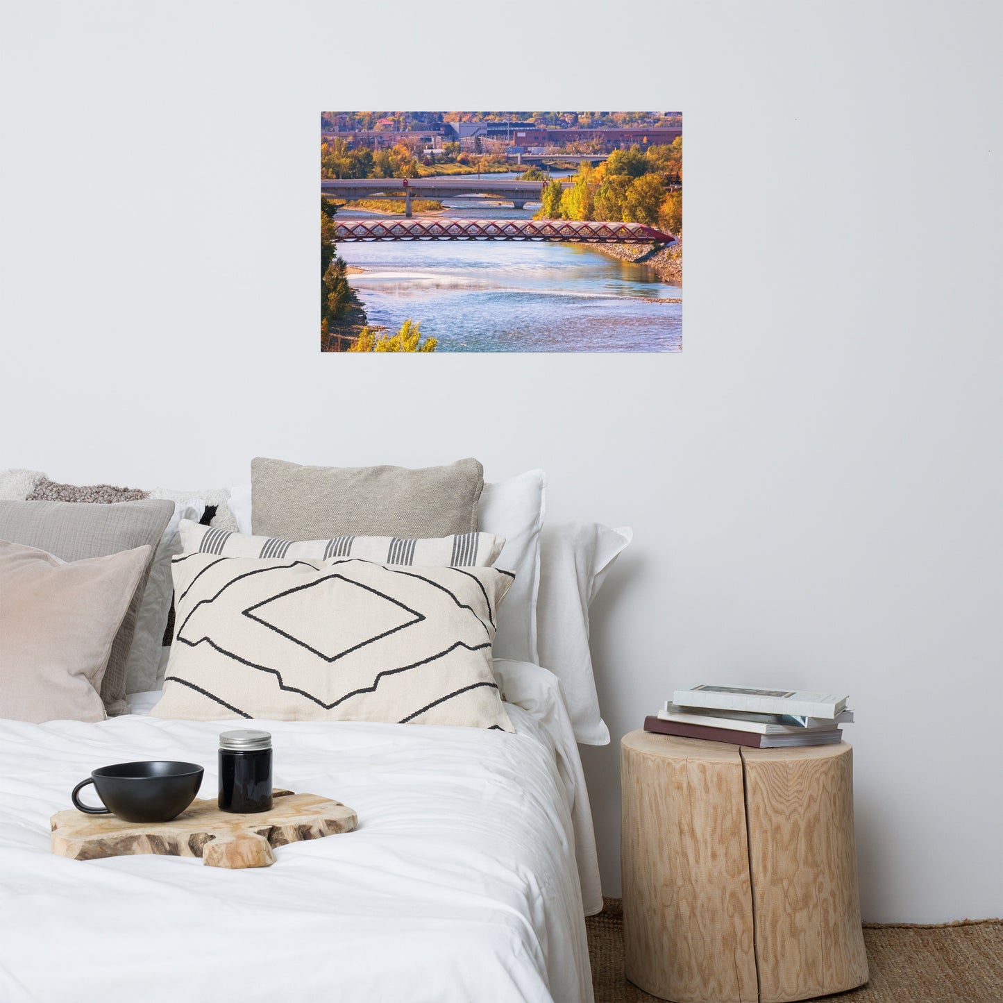 Matte Poster Print - Peace Bridge McHugh Bluff Fall
