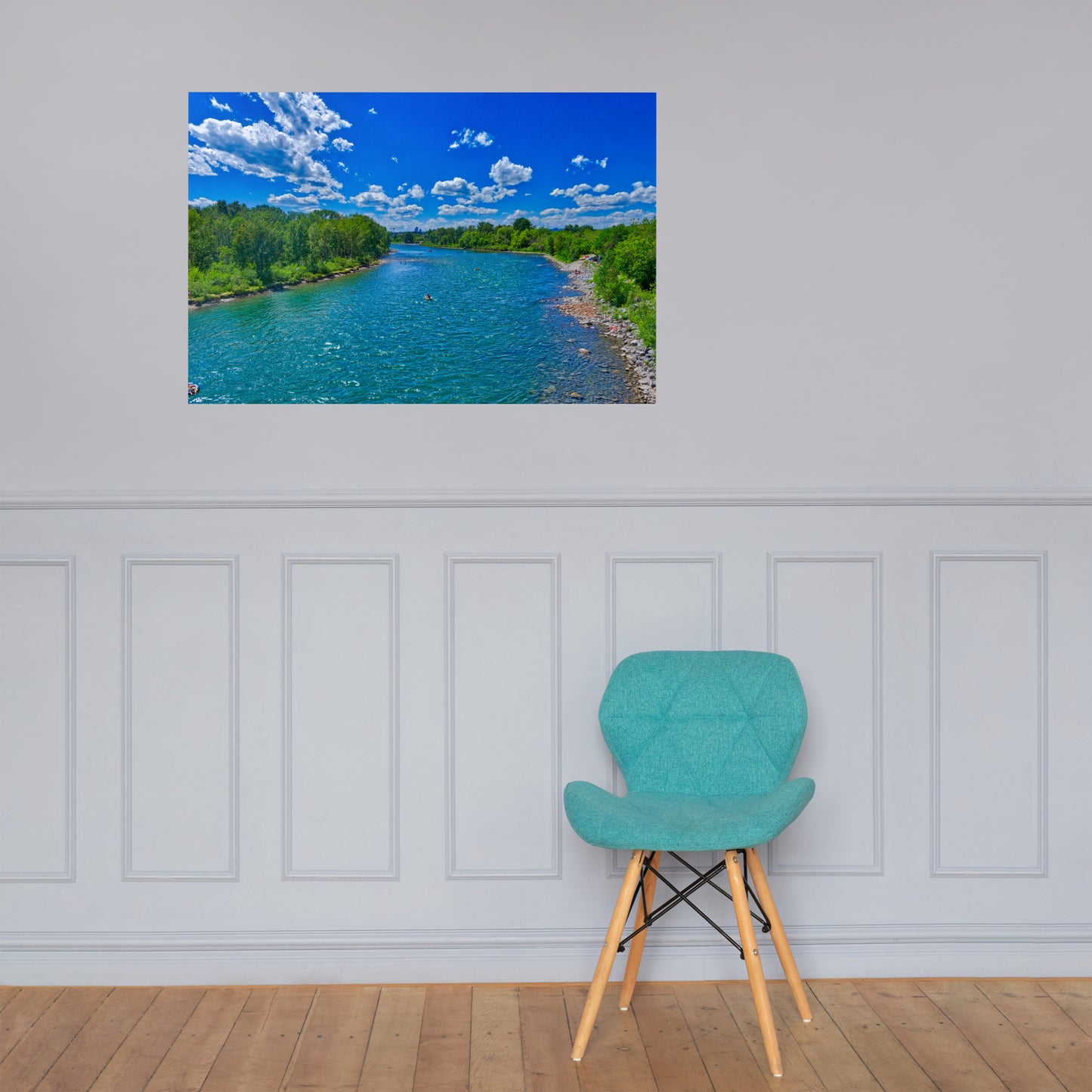 Matte Poster Print - Prince's Island Park Bow River HDR
