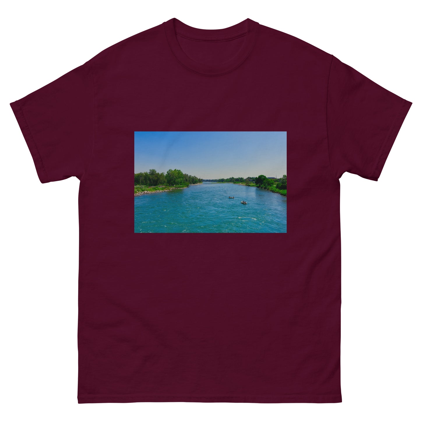 Men's Classic Tee - Bow River George C. King Bridge