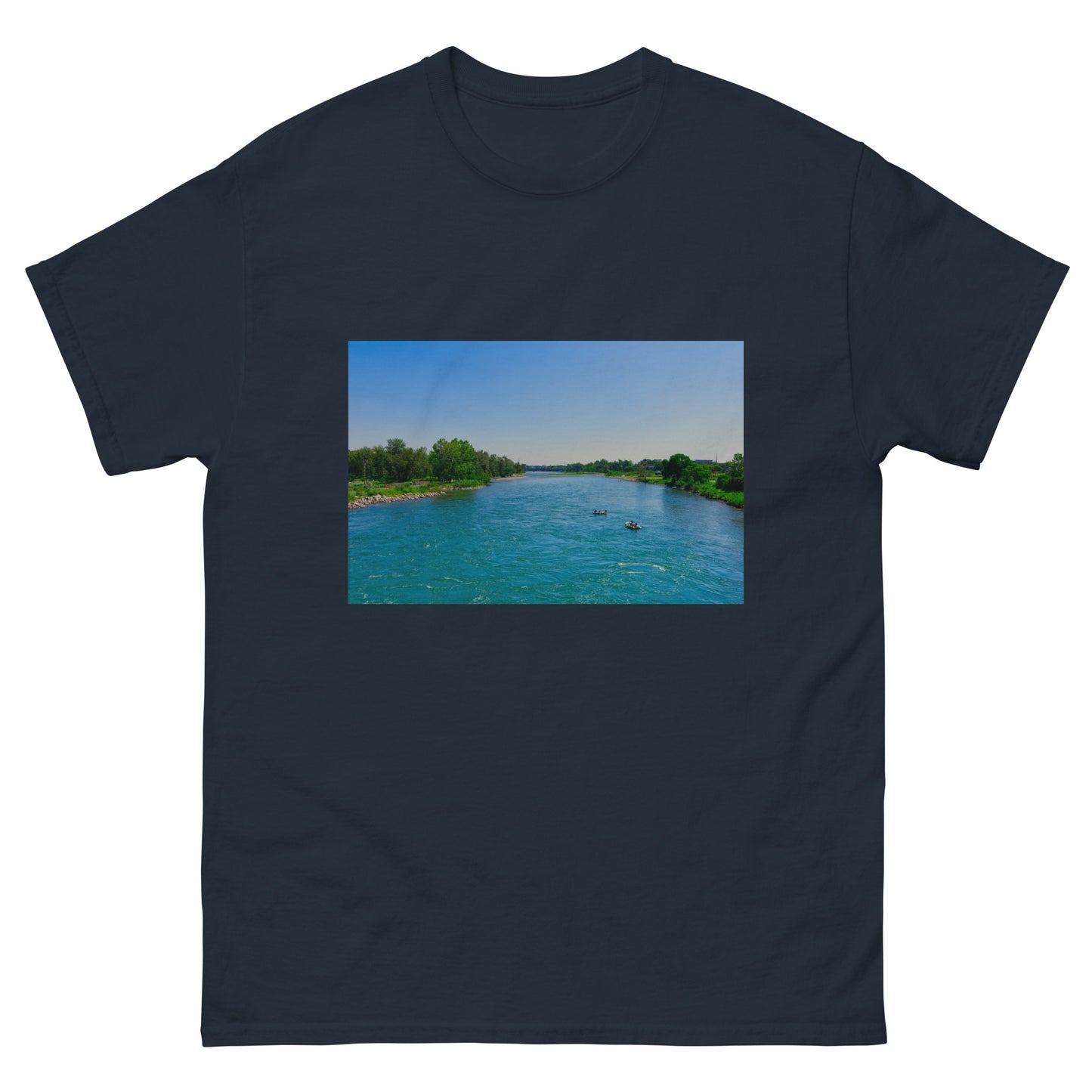Men's Classic Tee - Bow River George C. King Bridge