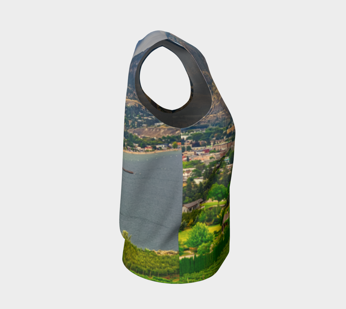 Women's All-Over Loose Regular Tank Top - Penticton Munson Mountain