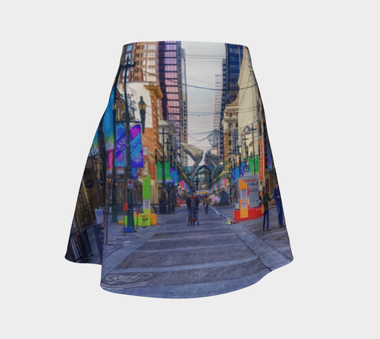Women's Flare Skirt - Downtown Calgary Stephen Avenue
