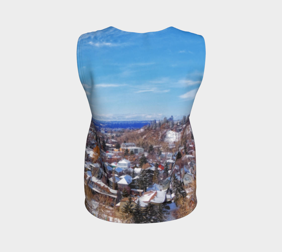 Women's All-Over Loose Regular Tank Top - McHugh Bluff Winter