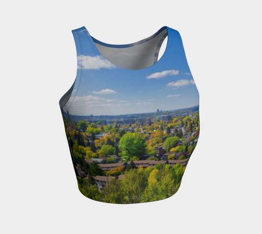Women's Athletic Crop Top - McHugh Bluff Fall