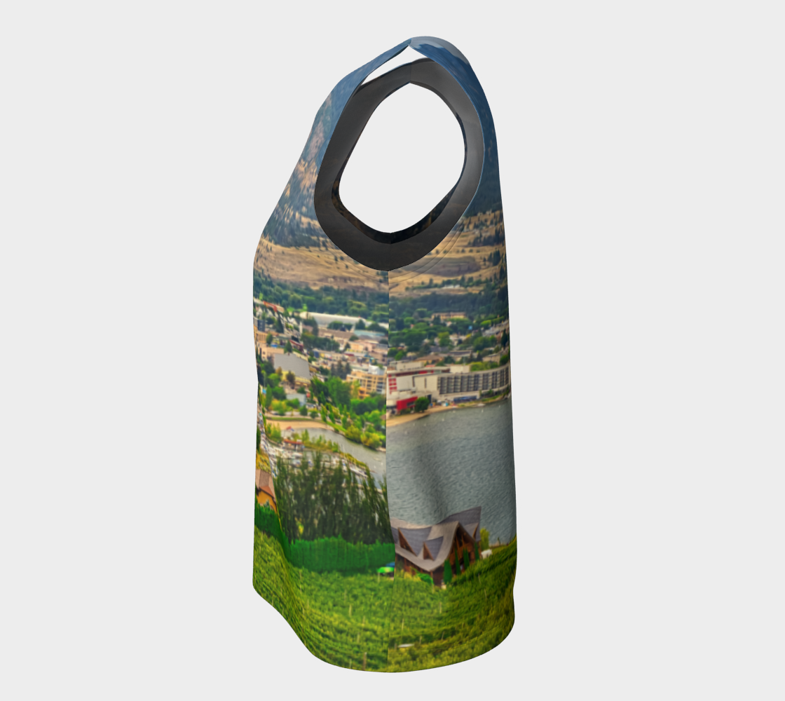 Women's All-Over Loose Regular Tank Top - Penticton Munson Mountain