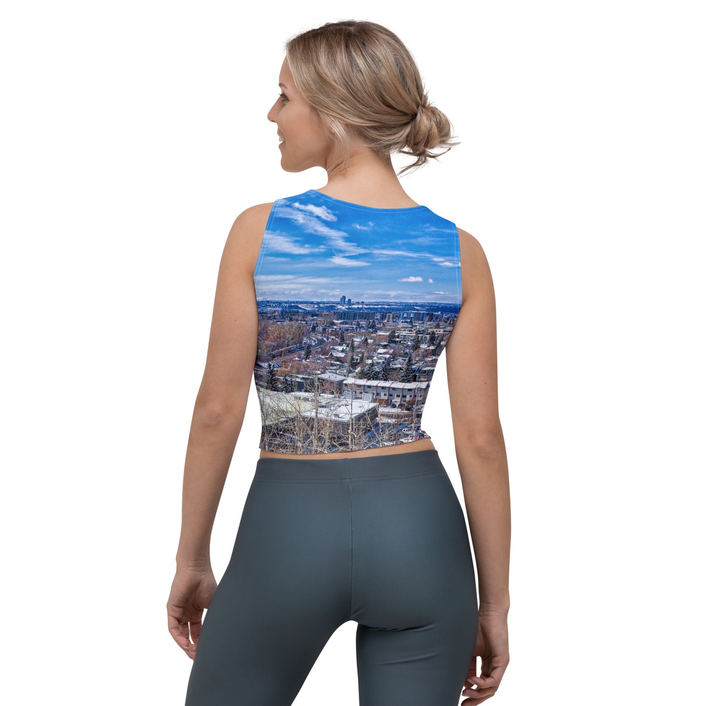 All-Over Crop Top - McHugh Bluff Winter HDR