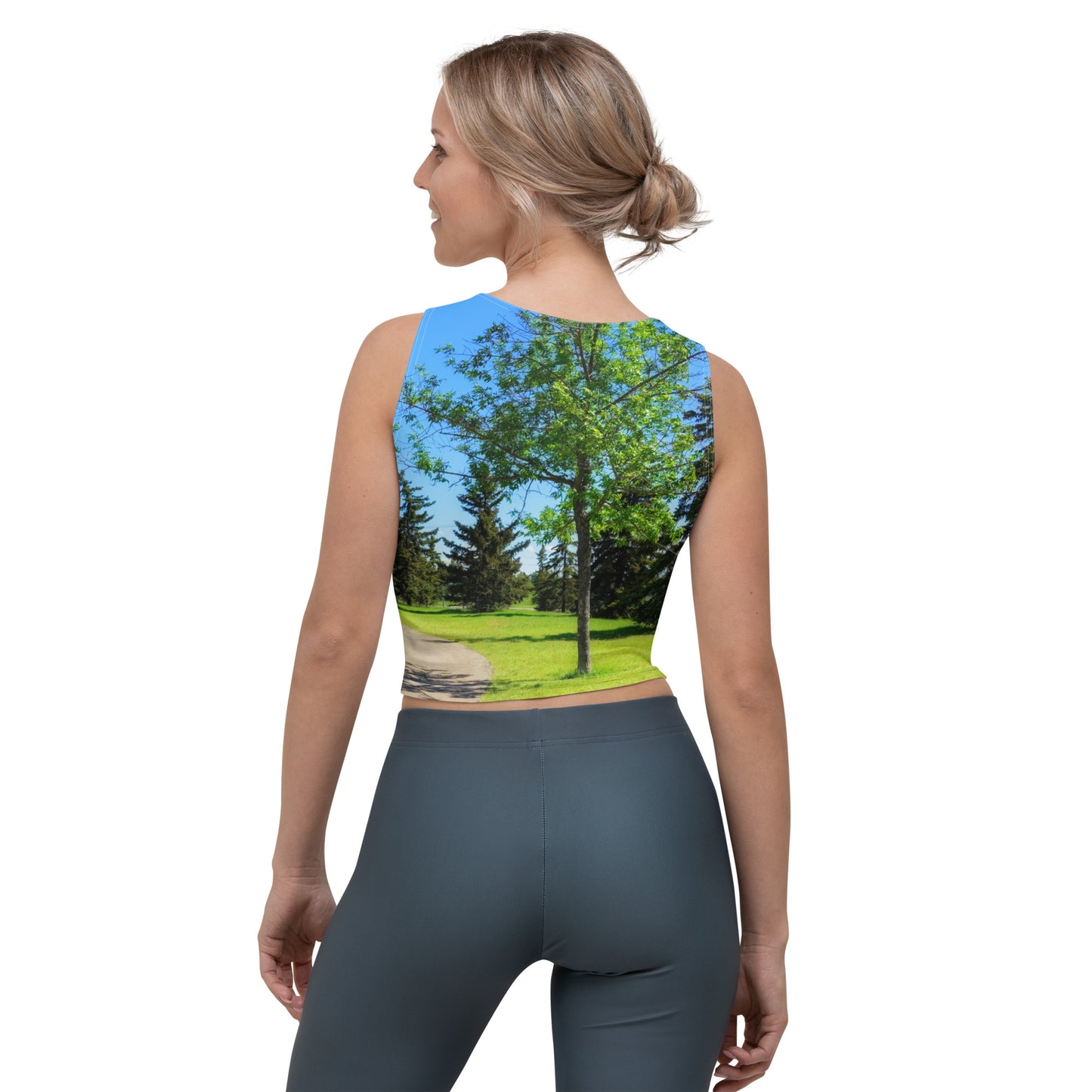 All-Over Crop Top - Calgary in the Summer