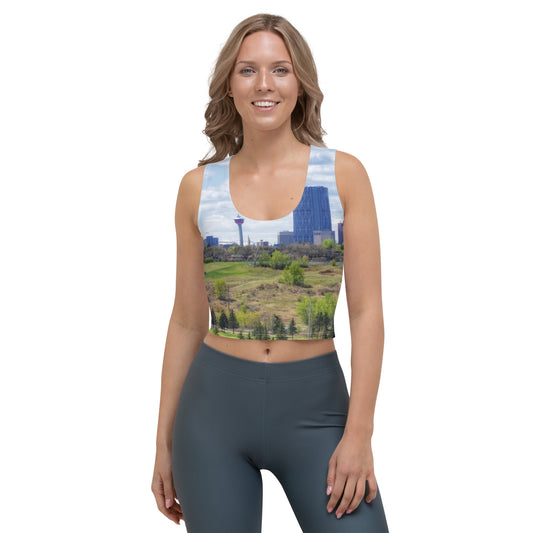 All-Over Crop Top - Downtown Calgary Vista Heights Hill