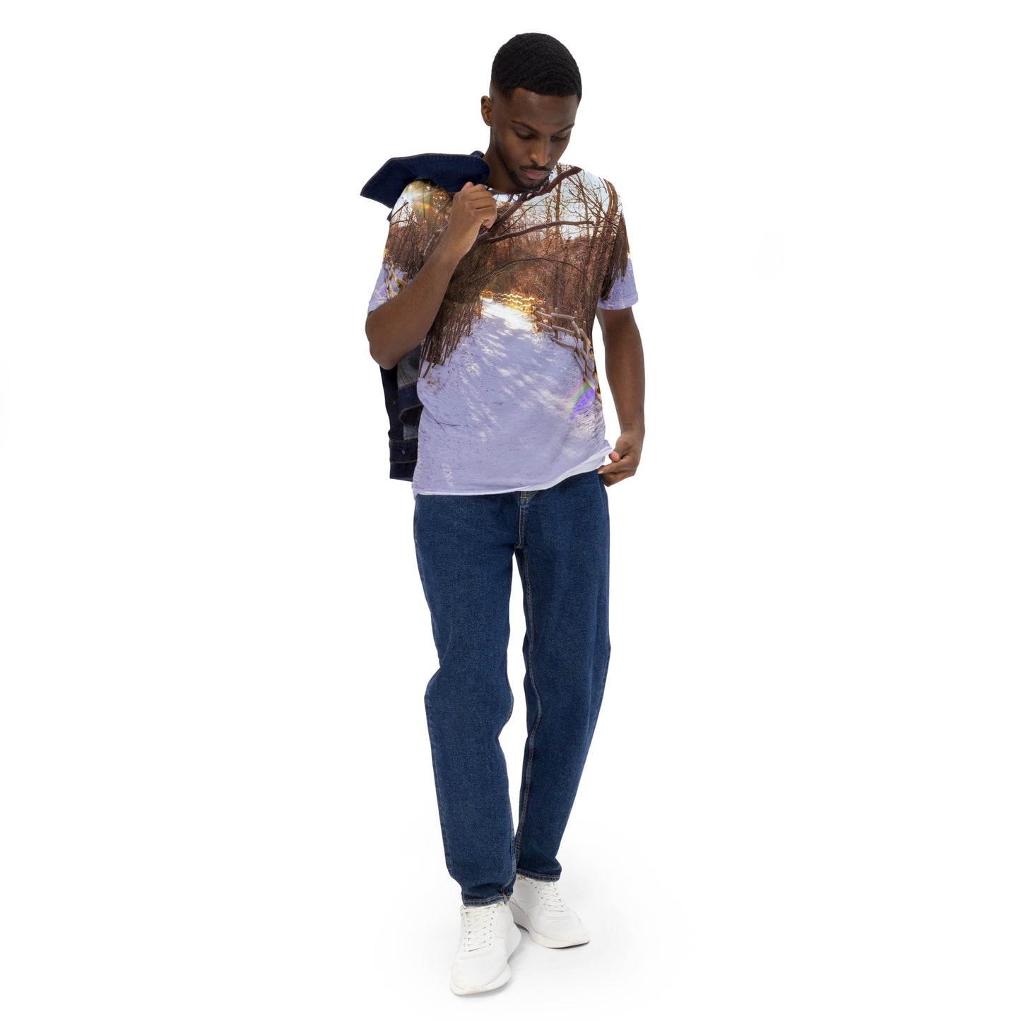 Men's All-Over T-Shirt - Riverdale Park Forest Pathway