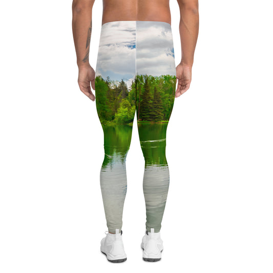 Men's Leggings - Bowness Park Lagoon