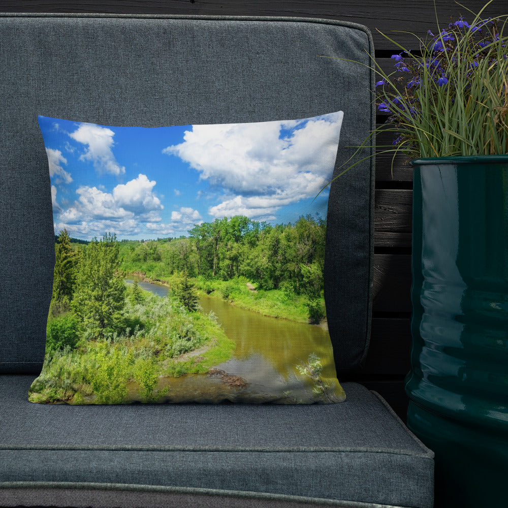 Premium Pillow - Fish Creek Park Votier's Flats Lookout