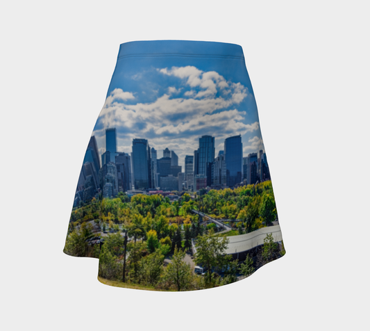Women's Flare Skirt - Downtown Calgary McHugh Bluff Fall