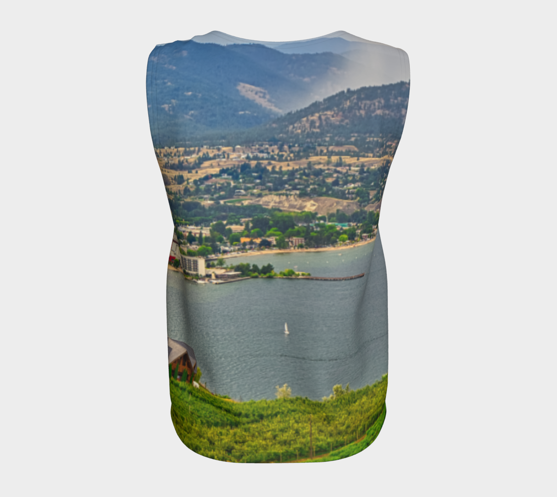 Women's All-Over Loose Regular Tank Top - Penticton Munson Mountain