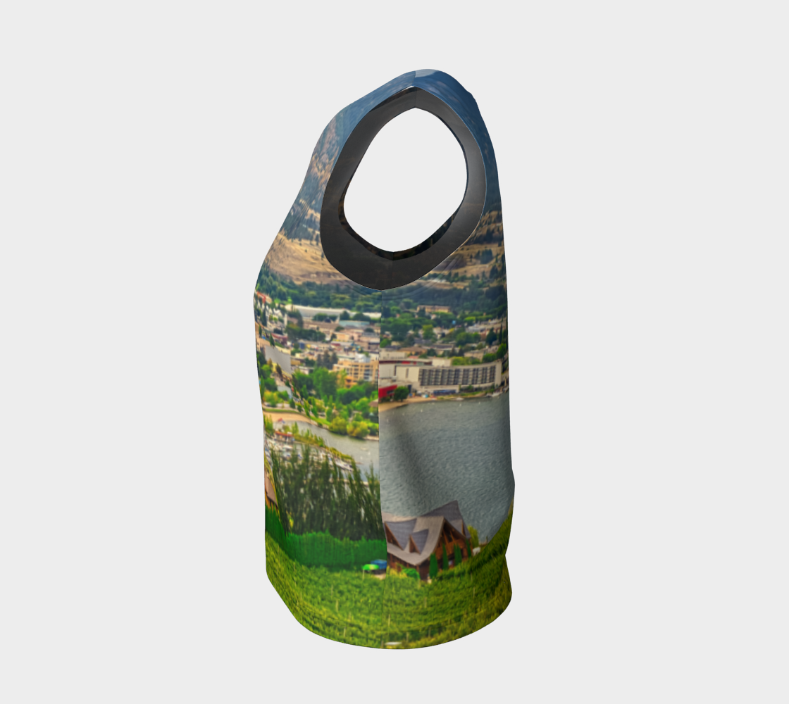 Women's All-Over Loose Regular Tank Top - Penticton Munson Mountain