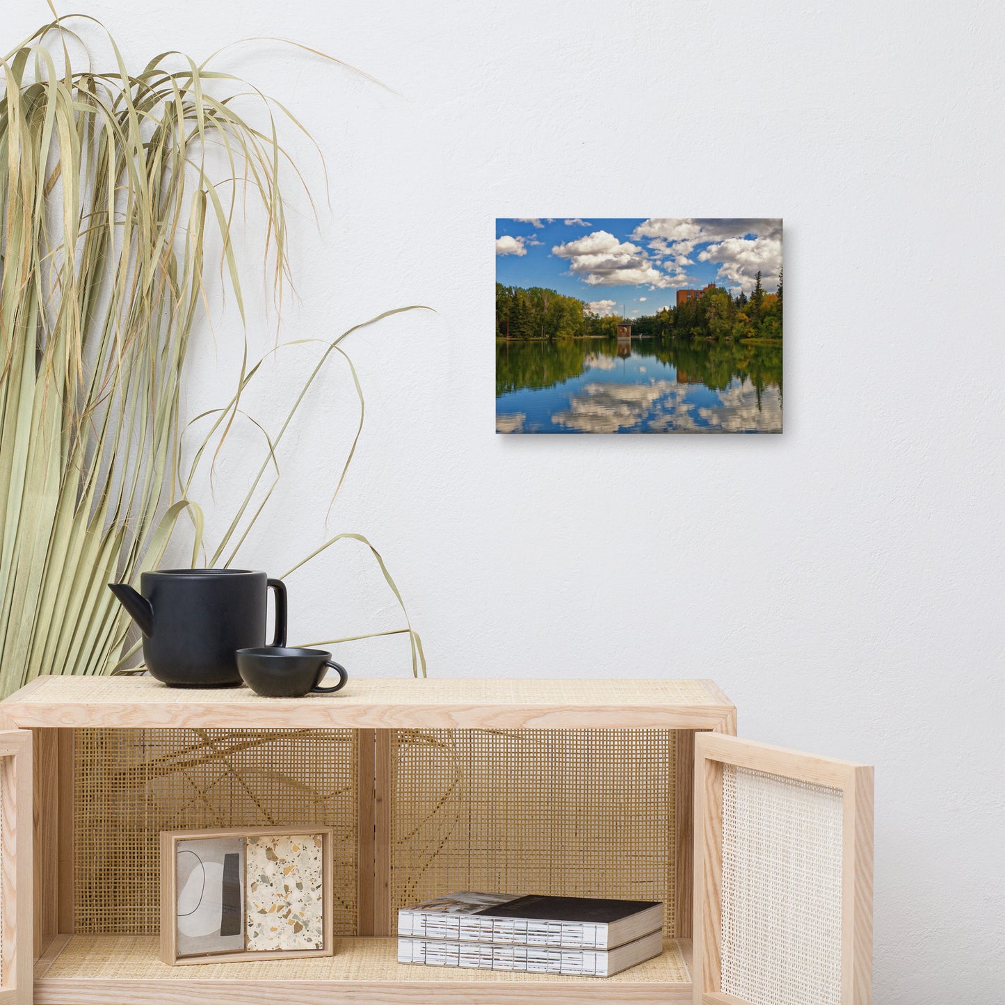 Canvas Print - Bowness Park Lagoon Fall