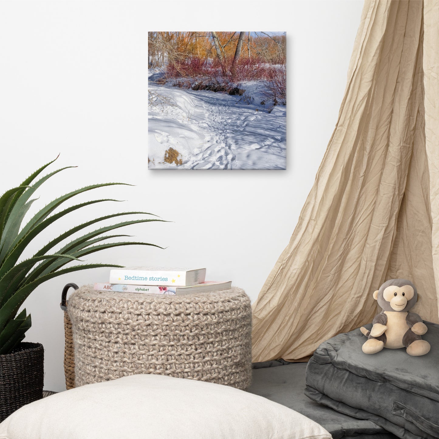 Canvas Print - Confederation Creek Winter HDR