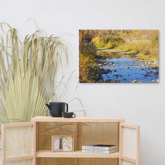 Canvas Print - Fish Creek in the Fall
