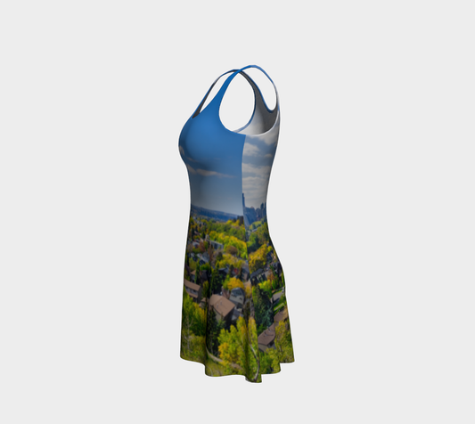 Flare Dress - McHugh Bluff Fall Colours