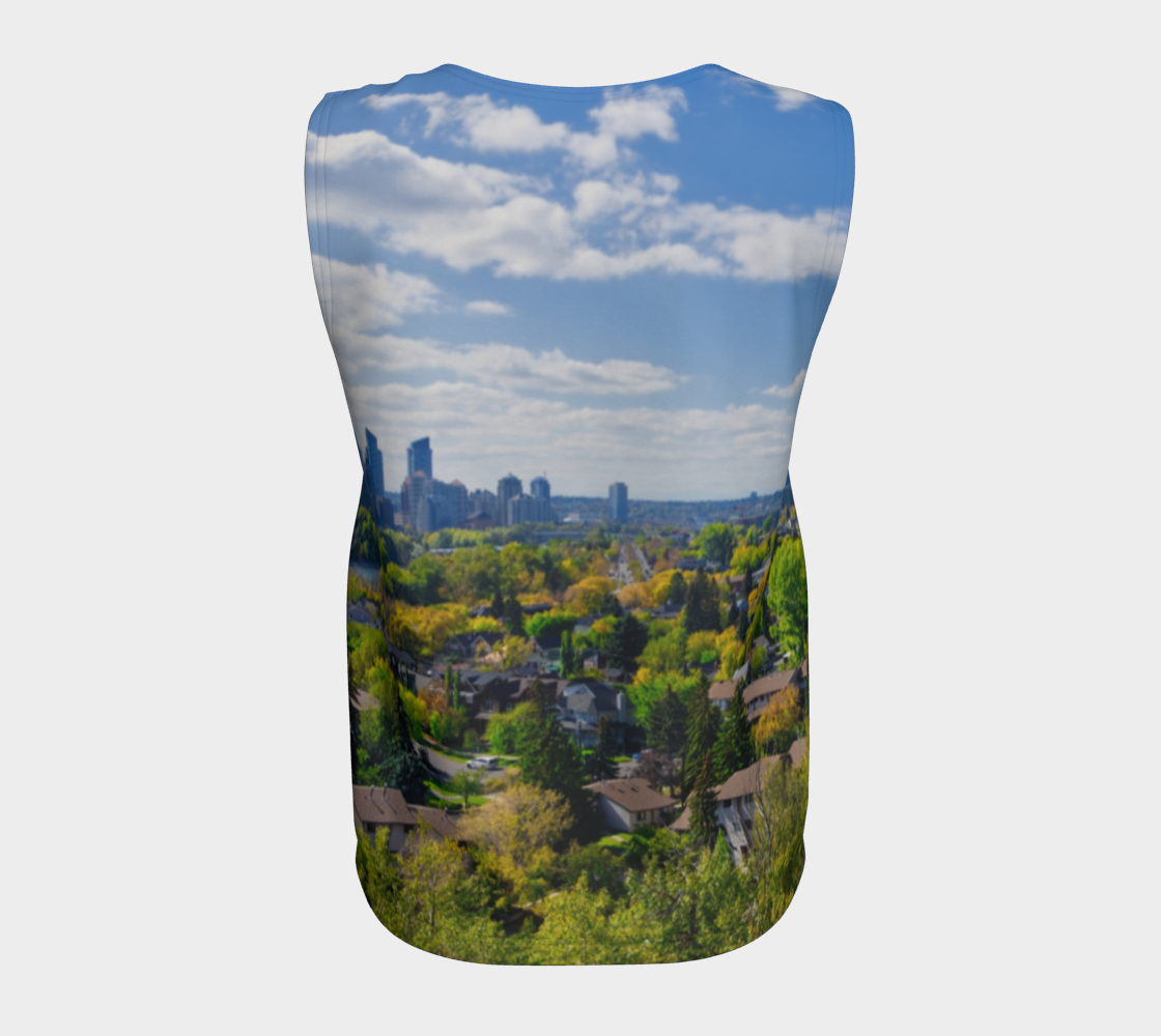 Women's All-Over Loose Long Tank Top - McHugh Bluff Fall