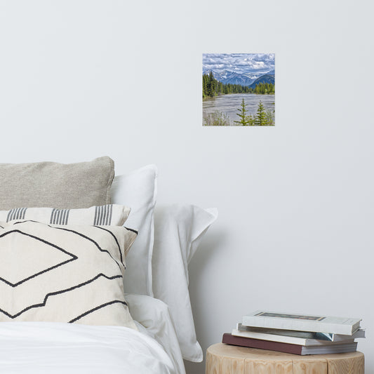 Matte Poster Print - Sundance Canyon Trail Bow River HDR