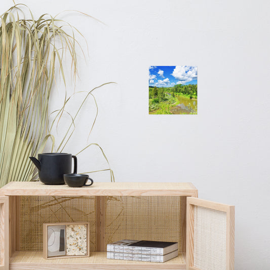 Matte Poster Print - Fish Creek Park Votier's Flats Lookout