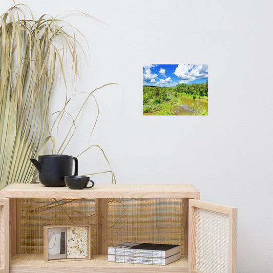Matte Poster Print - Fish Creek Park Votier's Flats Lookout