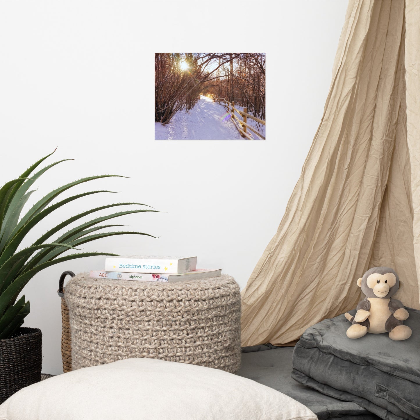 Matte Poster Print - Riverdale Park Forest Winter