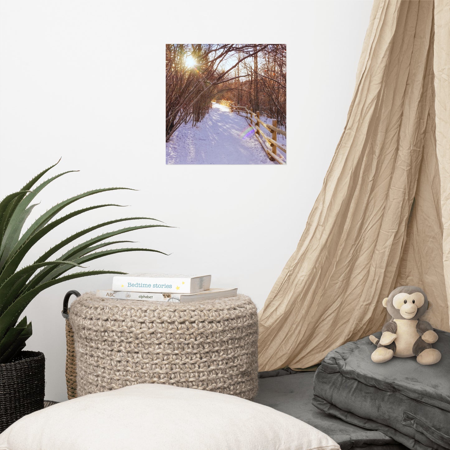 Matte Poster Print - Riverdale Park Forest Winter