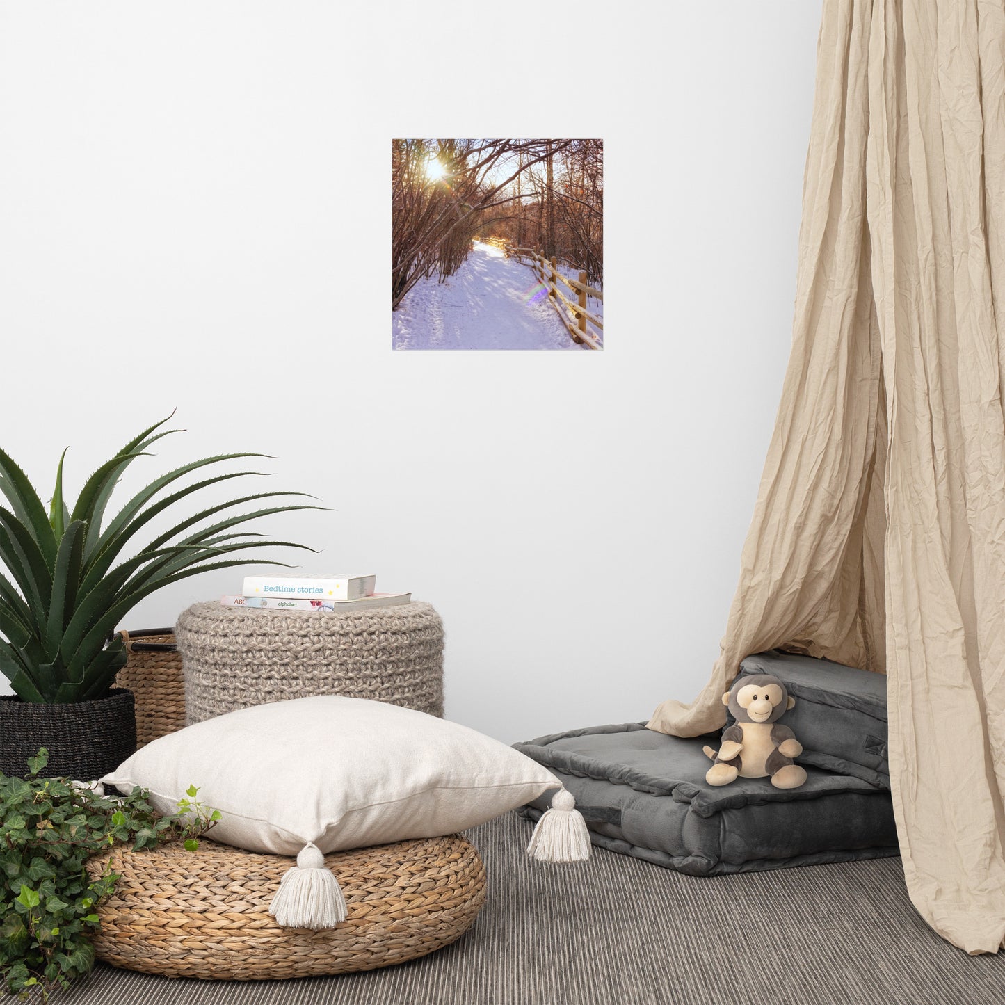 Matte Poster Print - Riverdale Park Forest Winter