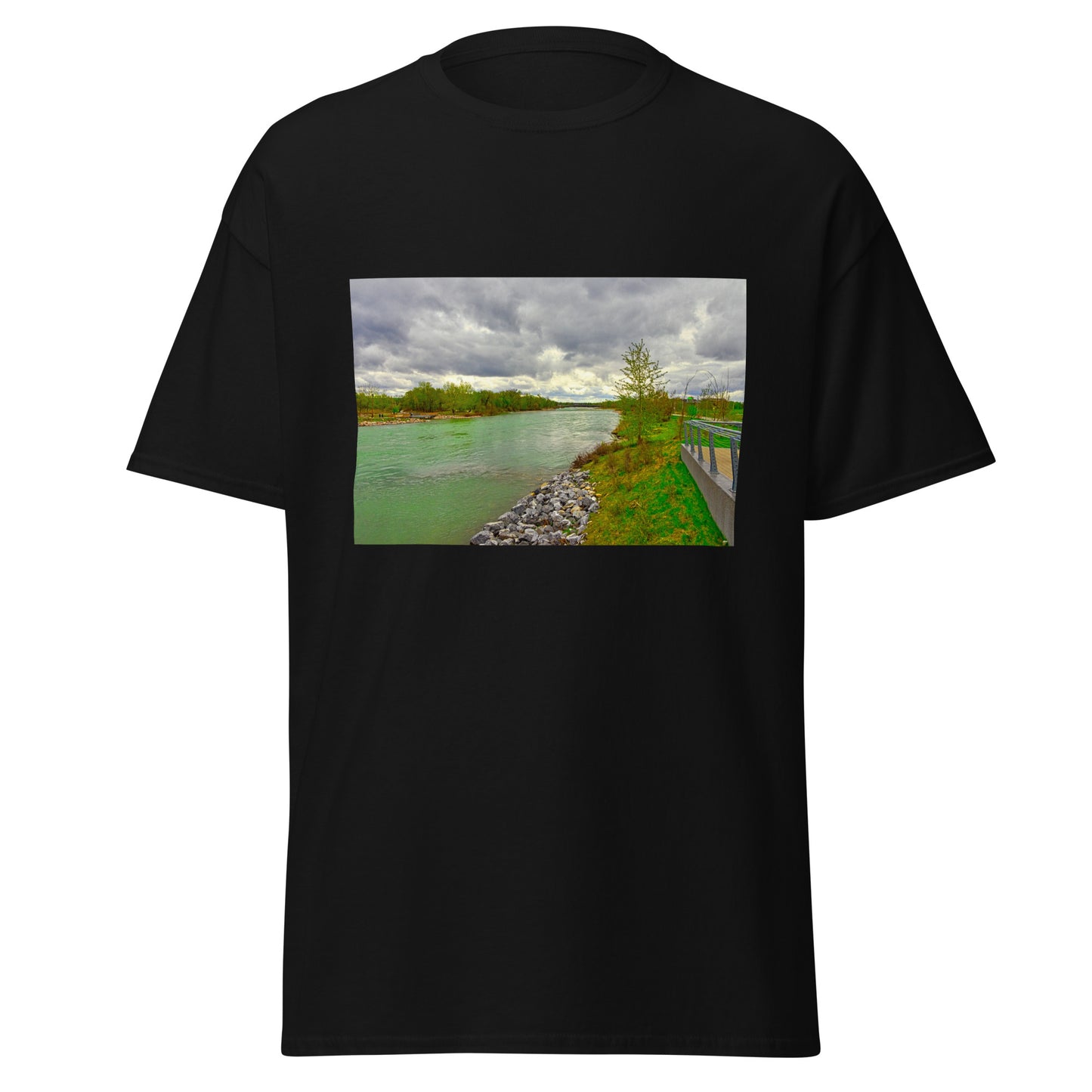 Men's Classic Tee - Calgary Bow River East Village