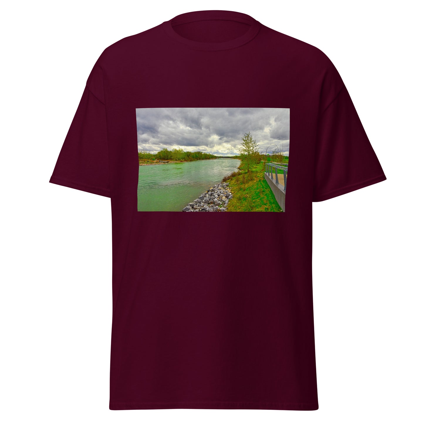 Men's Classic Tee - Calgary Bow River East Village