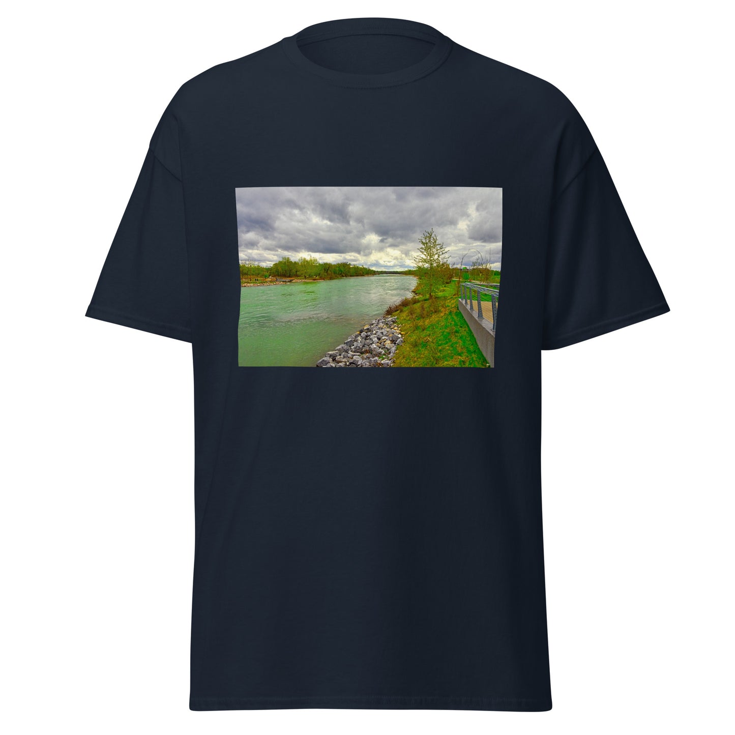 Men's Classic Tee - Calgary Bow River East Village