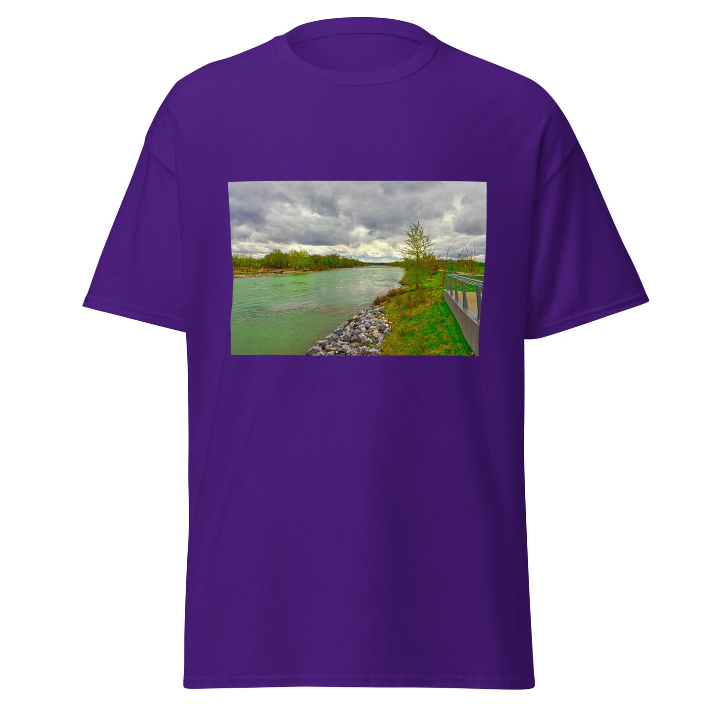 Men's Classic Tee - Calgary Bow River East Village