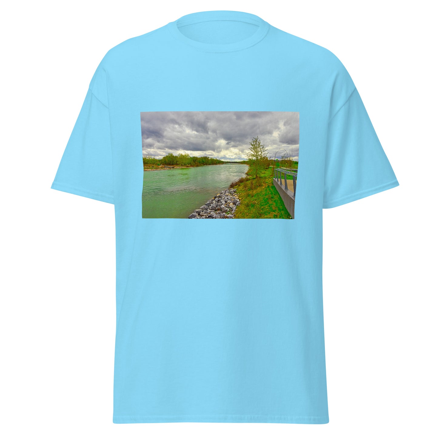 Men's Classic Tee - Calgary Bow River East Village
