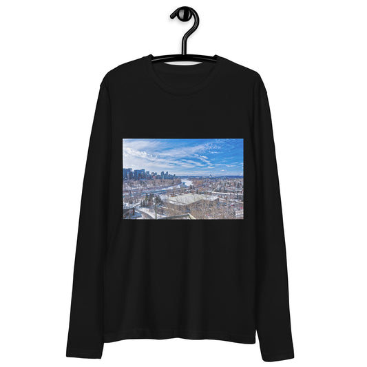 Men's Long Sleeve Fitted Crew - McHugh Bluff Winter HDR
