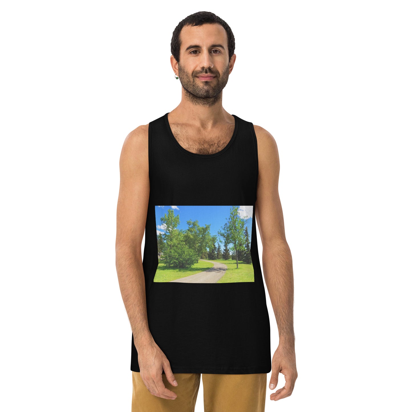 Men’s Premium Tank Top - Calgary in the Summer