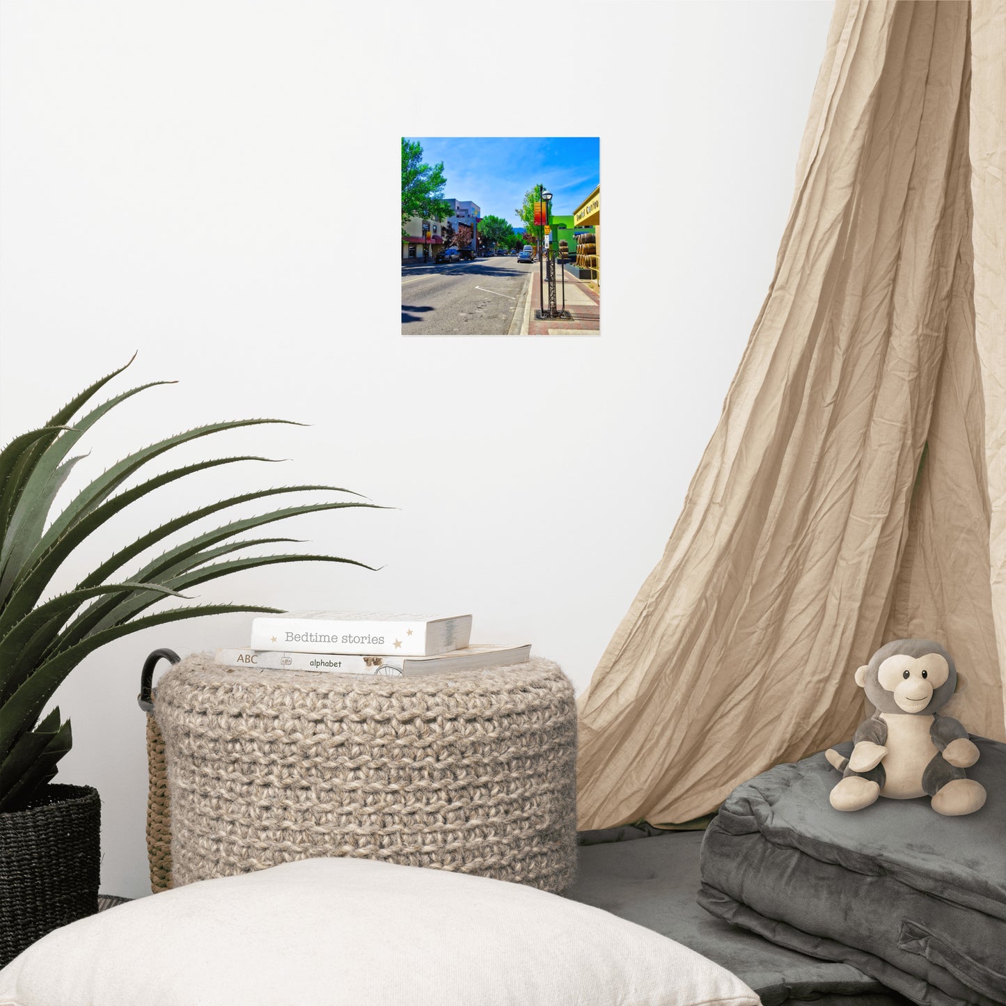 Lustre Poster Print - Penticton Front Street HDR