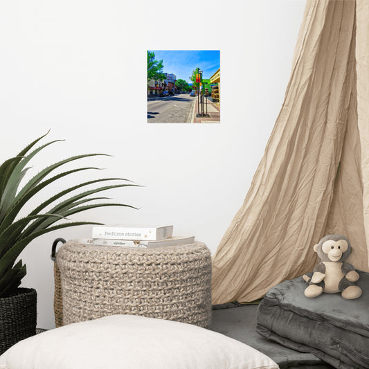 Lustre Poster Print - Penticton Front Street HDR