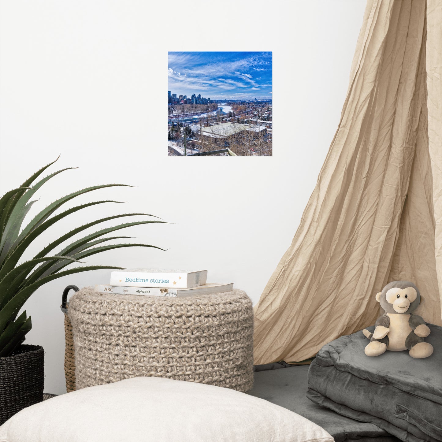 Lustre Poster Print - McHugh Bluff HDR Winter