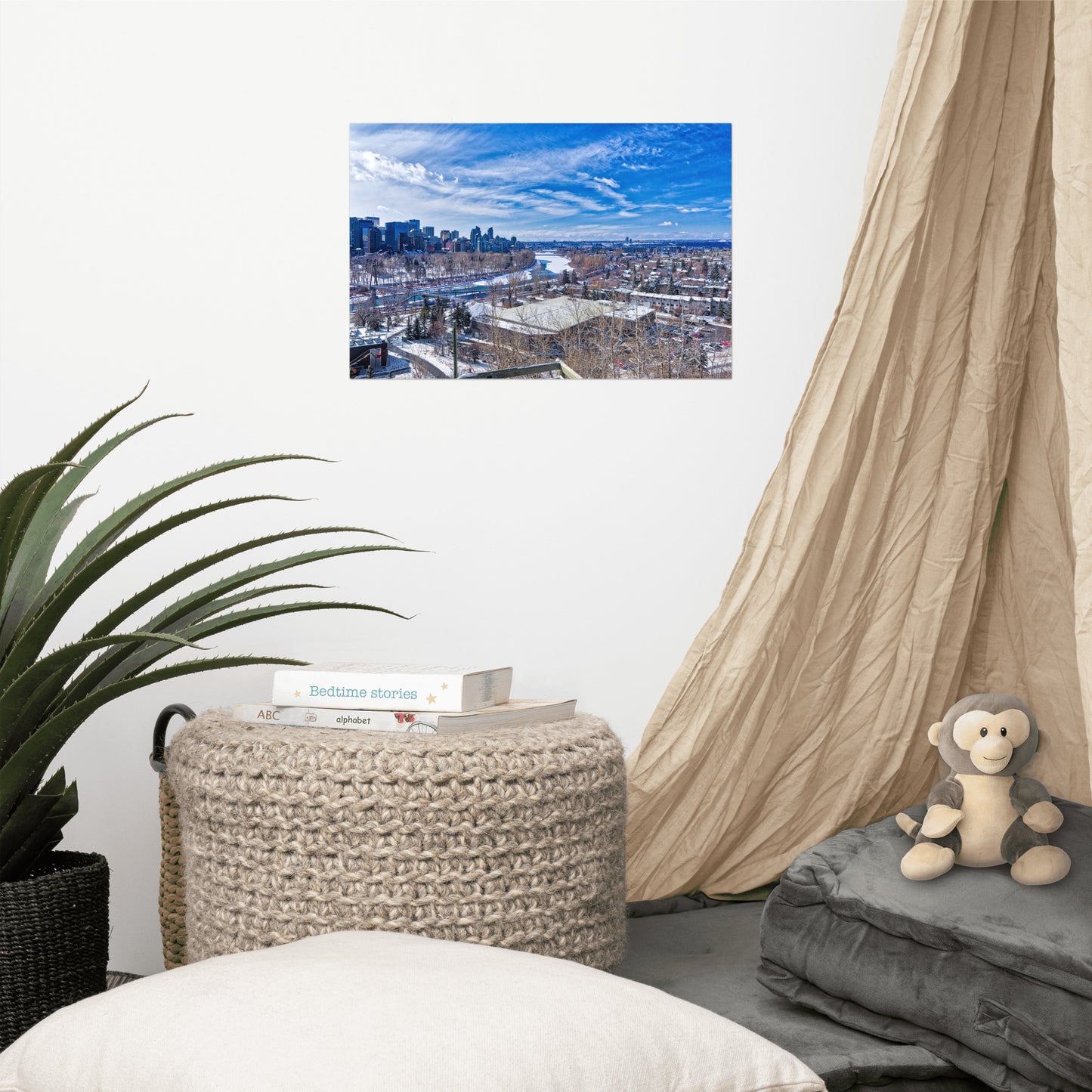 Lustre Poster Print - McHugh Bluff HDR Winter