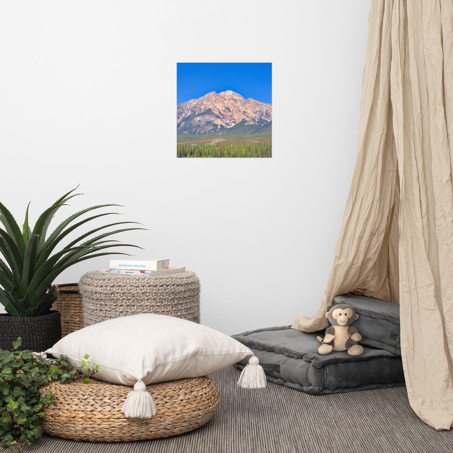 Lustre Poster Print - Pyramid Mountain
